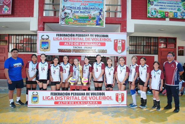 Unión Tacna culminó en segundo lugar en sub-12 damas.