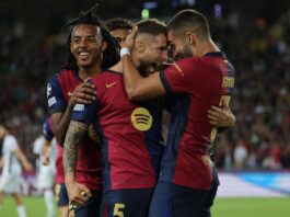 a paso firme. Festival de goles. Culés vencieron 5-0 al Young Boys por la Liga de Campeones.