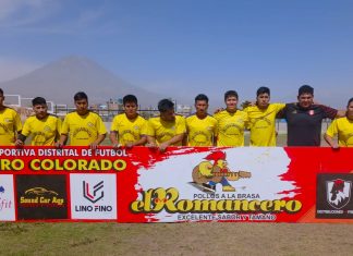 los bravos. Se desarrolló los cuartos de final de certamen de fútbol interno en el sector de Semi Rural Pachacútec.